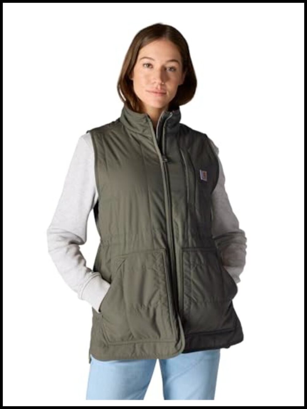 Carhartt Rain Defender Relaxed Fit Insulated Mock-Neck Vest
